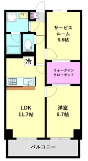 ハーモニーK【203号室】の間取り
