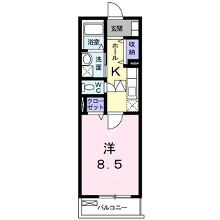 ジュネス【2階】の間取り