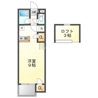 セザンヌ神野新田3【108号室】の間取り