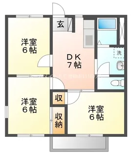 ブラウンエイト A棟【2階】の間取り