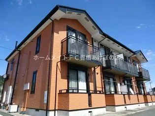 ラッキービレッジ【2階】の外観