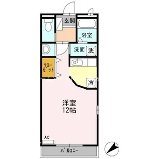 ガーデンコート ラ・フェスタ Ⅱ【1階】の間取り