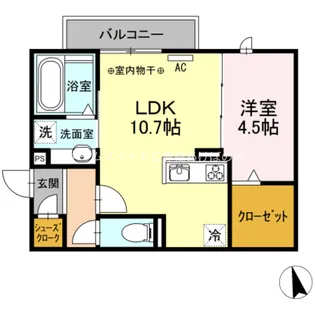 グランドール【3階】の間取り