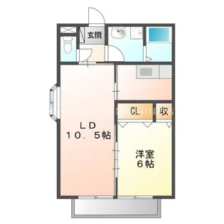 ベルバランセ白井【2階】の間取り