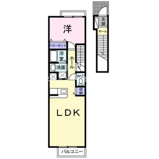 フレスクーラ【2階】の間取り