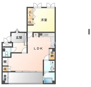 杉本屋ビル【3号室】の間取り