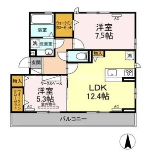 ルミエール【3階】の間取り