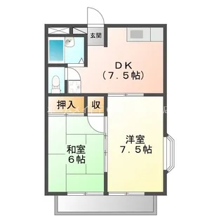 ウイングコート ラ・ムール豊橋【3階】の間取り