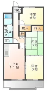 3LDKの間取り画像
