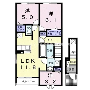 3LDKの間取り画像