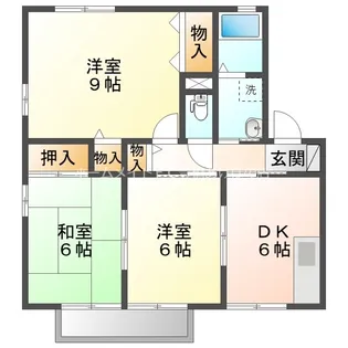 オレンジハウス南館【2階】の間取り