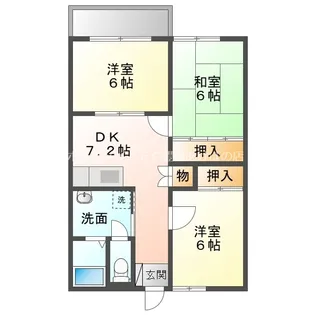ミューズイン北山【2階】の間取り