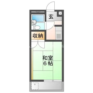 1Kの間取り画像