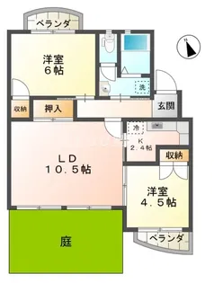 サントピア天道 C【102号室】の間取り
