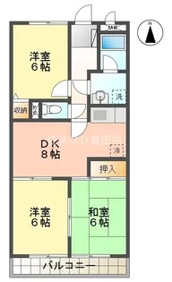 フローレン京町【3階】の間取り