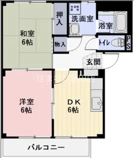 上挙母コーラス(A)【102号室】の間取り