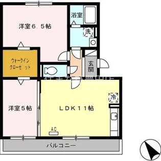 メゾン秋葉山【3階】の間取り