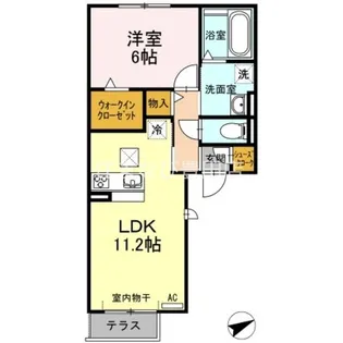 ノートルメゾンⅢ【1階】の間取り