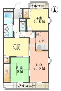 第2杉山ビル【2階】の間取り