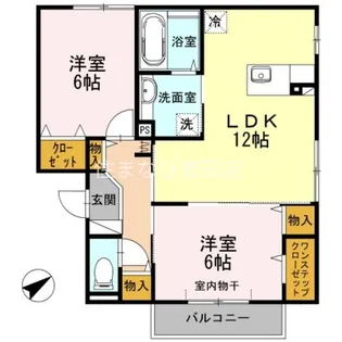ポルックス【1階】の間取り