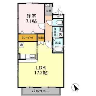 ヨーロピアンシャレー東新煉瓦の家【2階】の間取り