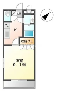 バンブーリア【1階】の間取り