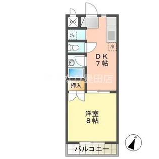 日之出丸太荘【2階】の間取り