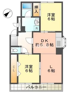 サンシティM【5階】の間取り