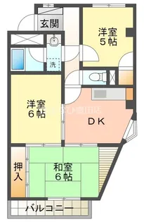 かつやビル【301号室】の間取り