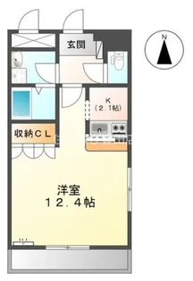 SK.Ⅰ【201号室】の間取り