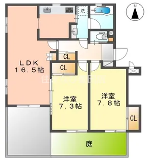 アクアセレス【1階】の間取り