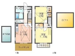 フガールB【5号室】の間取り