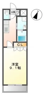 ラフィーネM【1階】の間取り