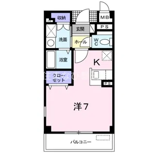 カレント加茂川【2階】の間取り