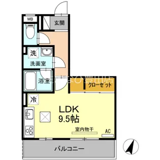 ベルウッド【1階】の間取り