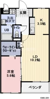 サンライズ【2階】の間取り