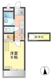 スエルテ東山【102号室】の間取り
