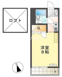 メゾン桑田 PARTⅡ【2階】の間取り