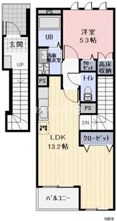 グラン・プラス オーブ【203号室】の間取り