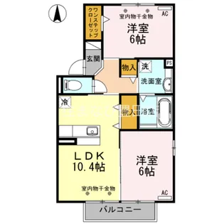 ソレイユ千石 A棟【2階】の間取り