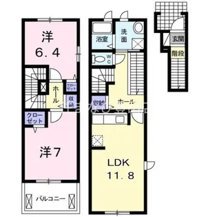 アンジュ【2階】の間取り