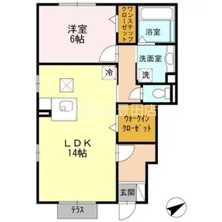 Blue Forest【102号室】の間取り