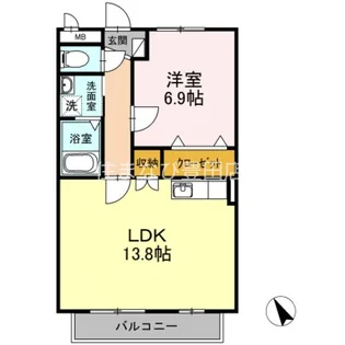 ヨーロピアンシャレー東新煉瓦の家【2階】の間取り