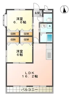 コーディアル三好【3階】の間取り