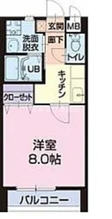 LUNA ROCCIA【1階】の間取り