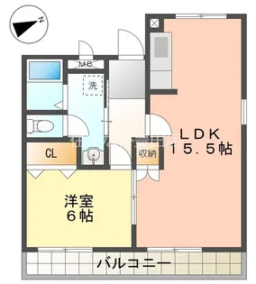 ファミールKATO【1階】の間取り