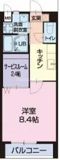 ラフィネ浄水【105号室】の間取り