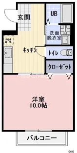 Moon River【201号室】の間取り