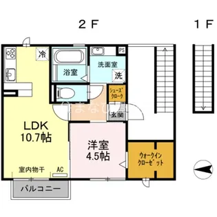 ビオス【2階】の間取り