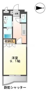 シャトレーン幸世館【2階】の間取り